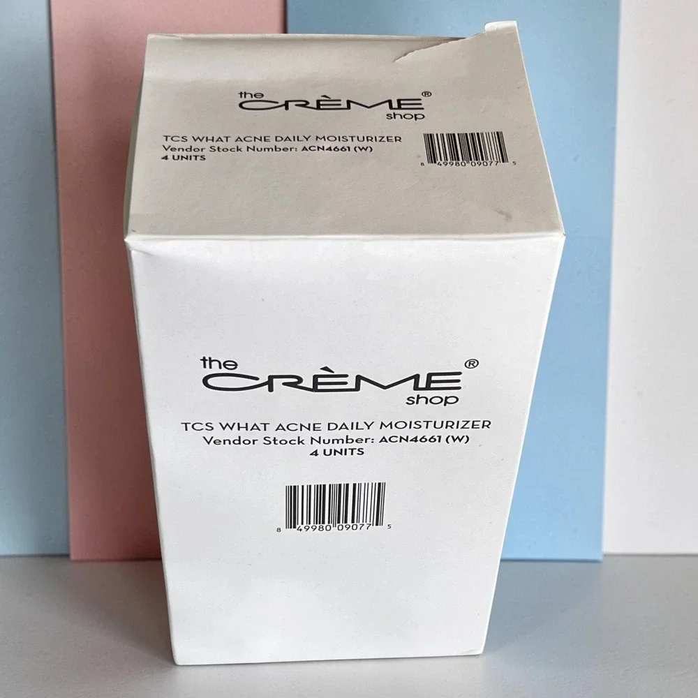 The Creme Shop What Acne? Daily Moisturizer Salicylic Acid 4 Pack New in Box